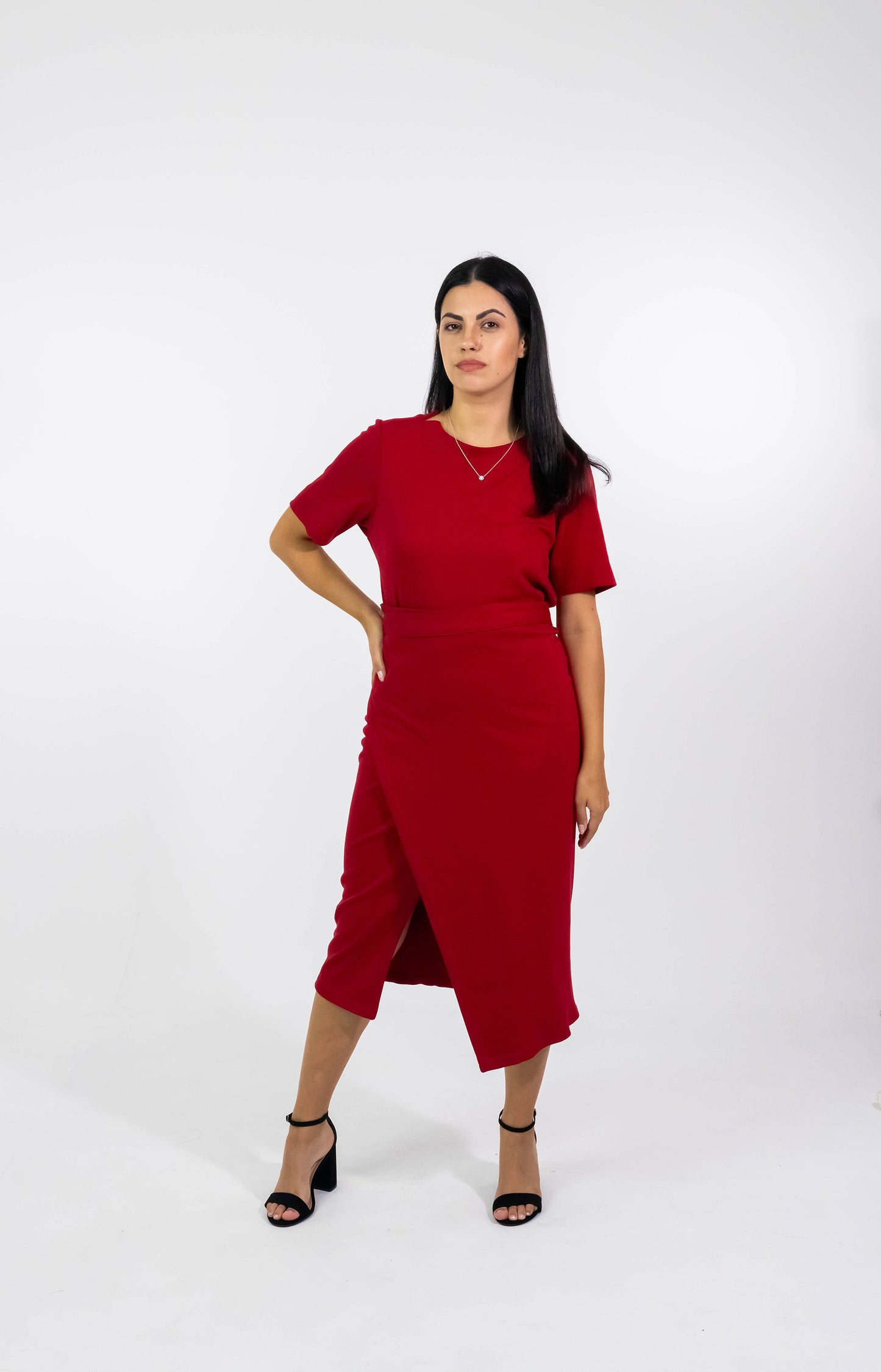 Blusa Karin Red Algodão