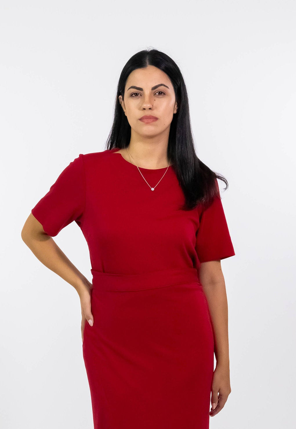Blusa Karin Red Algodão