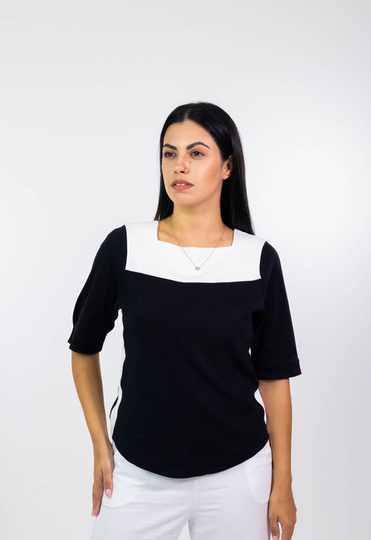 Blusa Malu Bicolor