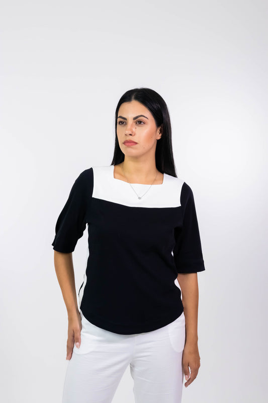 Blusa Malu Bicolor