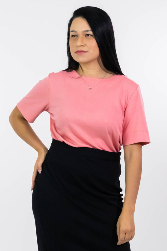 Blusa Karin Light Pink Algodão Egípcio