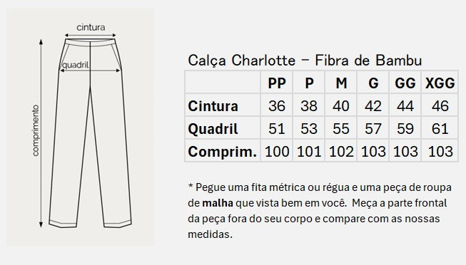 Calça Charlotte White