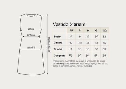 Vestido Mariam White